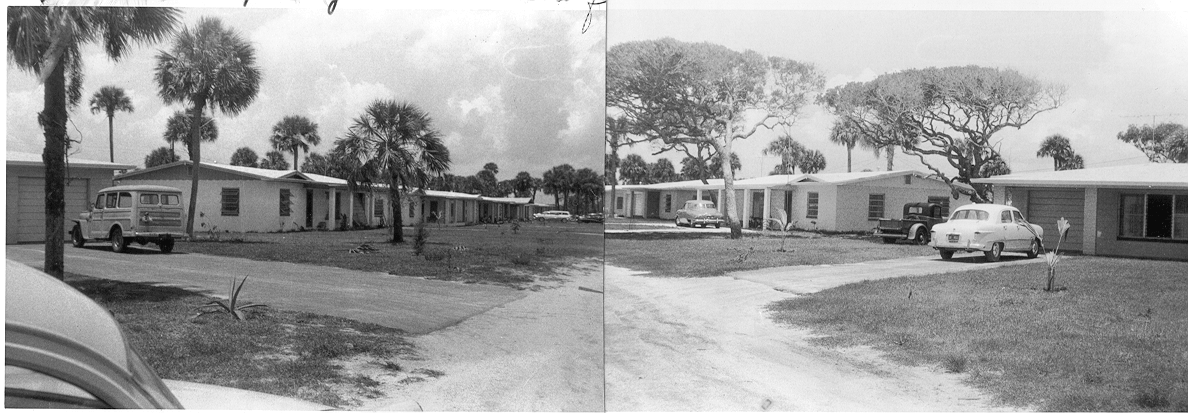 Loveridge Subdivision 1950s black and white photo